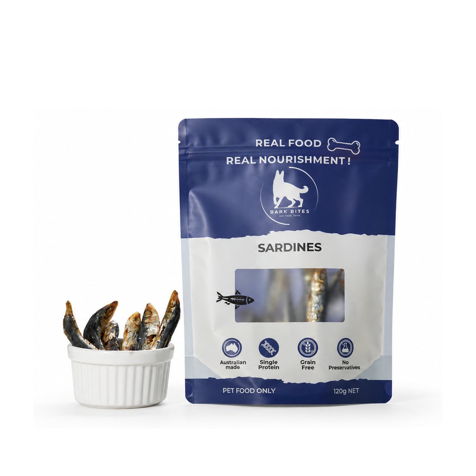 Wild-Caught Air-Dried Sardines